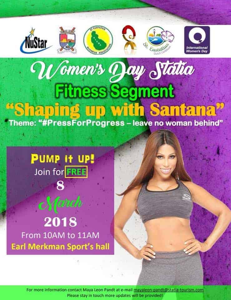 Santana Rodriguez Women's Day Statia Fitness Segment