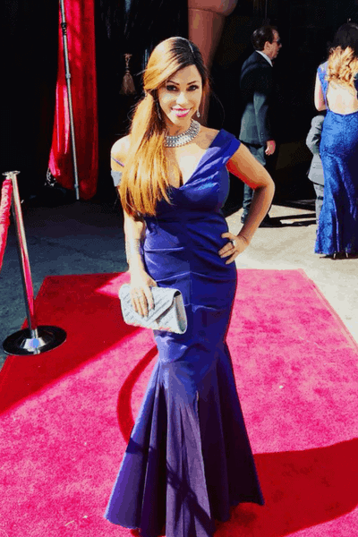 Santana Rodriguez Red Carpet Oscars