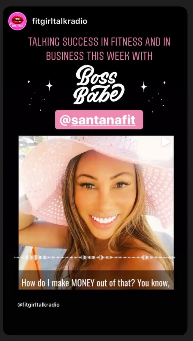 Fit Girl Talk Radio with Santana